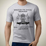 9th 12th Lancers Premium Veteran T-Shirt (010)-Military Covers