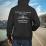 Airborne Para Wings Premium Veteran Hoodie (012)-Military Covers