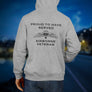 Airborne Para Wings Premium Veteran Hoodie (012)-Military Covers