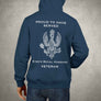 Crimson Cancer Kings Royal Hussars Premium Veteran Hoodie (036)-Military Covers