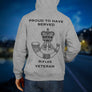 QueenRifles Premium Veteran Hoodie (106)-Military Covers FALSE A statement of pride for Rifles Veterans. A perfect gift for the veteran in your life.s Royal Hussars Premium Veteran T-Shirt (105)-Military Covers