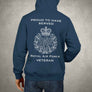 RAF Cap Badge Premium Veteran Hoodie (202)-Military Covers