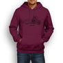 Victory Magnum Inspired Motorcycle Art Men’s Hoodie