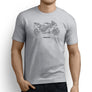 Aprilia RSV1000R Factory 2009 Inspired Motorbike Art Men’s T-Shirt