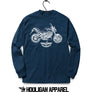 Aprllia Shiver 900 2019 Premium Motorbike Hoodie Or Crew Sweat Shirt