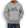 BMW HP2 Megamoto 2011 Premium Motorcycle Art Men’s Hoodie