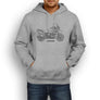 BMW R1200GS Adventure 2013 Premium Motorcycle Art Men’s Hoodie