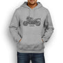 BMW R1200R 2010 Premium Motorcycle Art Men’s Hoodie