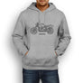 BMW RNineT Scrambler 2016 Premium Motorcycle Art Men’s Hoodie