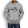 BMW RnineT 2017 Premium Motorcycle Art Men’s Hoodie