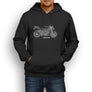 BMW S1000R 2017 Premium Motorcycle Art Men’s Hoodie