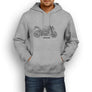 BMW S1000R 2017 Premium Motorcycle Art Men’s Hoodie