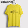 Bentley Mark VI Pininfarina Cabriolet 1949 Inspired Car Art Men’s T-Shirt