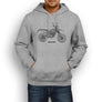 Beta Dual Sport RS 2014 Premium Motorcycle Art Men’s Hoodie