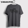 Custom motorbike Premium Motorcycle Art Men’s T-Shirt