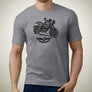 HA Ducati Scrambler Cafe Racer 2019 Premium Motorcycle Art Men T-Shirt