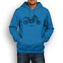 Ducati Hypermotard1100 EVO SP Corse Edition 2012 Premium Motorcycle Art Men’s Hoodie