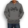 Ducati Diavel Carbon 2017 Premium Motorcycle Art Men’s Hoodie