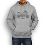 Ducati Multistrada 1200 2014 Premium Motorcycle Art Men’s Hoodie