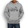 Ducati Multistrada 1200 2017 Premium Motorcycle Art Men’s Hoodie