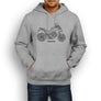 Ducati Multistrada 1200S 2017 Premium Motorcycle Art Men’s Hoodie
