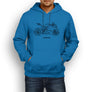 Ducati Panigale R 2017 Premium Motorcycle Art Men’s Hoodie