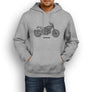 Ducati Scrambler Full Throttle 2017 Premium Motorcycle Art Men’s Hoodie