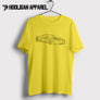 Ferrari 458 Spider Inspired Car Art Men’s T-Shirt