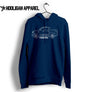 Ford Ranger Wildtrak 2018 Side Inspired Car Art Men’s Hoodie