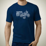living-triumph-bonneville-t100-2017-premium-motorcycle-art-men-s-t-shirt