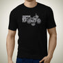 living-triumph-bonneville-t100-2017-premium-motorcycle-art-men-s-t-shirt
