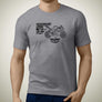 living-yamaha-yzf-R125-2016-premium-motorcycle-art-men-s-t-shirt