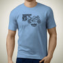 living-yamaha-yzf-R125-2016-premium-motorcycle-art-men-s-t-shirt