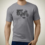 living-triumph-tiger-800xc-2016-premium-motorcycle-art-men-s-t-shirt