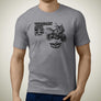 living-yamaha-tracer-900-gt-2018-premium-motorcycle-art-men-s-t-shirt