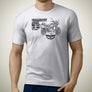 living-yamaha-Rd350-lc-premium-motorcycle-art-men-s-t-shirt