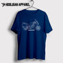 HONDA ST1300 Pan European 2007 Premium Motorcycle Art Men’s T-Shirt