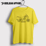 HONDA ST1300 Pan European 2007 Premium Motorcycle Art Men’s T-Shirt
