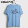 HONDA ST1300 Pan European 2007 Premium Motorcycle Art Men’s T-Shirt