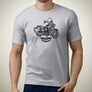 HA Harley Davidson Heritage Classic 2020 Premium Motorcycle Art Men T-Shirt