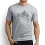 Harley Davidson 1200 Custom Premium Motorcycle Art Men’s T-Shirt