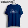 Harley Davidson CVO Road Glide3 2018 Premium Motorcycle Art Men’s T-Shirt
