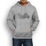 Harley Davidson Electra Glide Ultra Classic Premium Motorcycle Art Men’s Hoodie