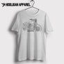 Harley Davidson Fat Bob 114 Premium Motorcycle Art Men’s T-Shirt