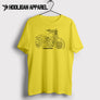 Harley Davidson Fat Bob 114 Premium Motorcycle Art Men’s T-Shirt