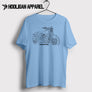 Harley Davidson Fat Bob 114 Premium Motorcycle Art Men’s T-Shirt