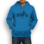 Harley Davidson Low Rider Premium Motorcycle Art Men’s Hoodie