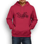Harley Davidson Road Glide Ultra Premium Motorcycle Art Men’s Hoodie