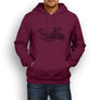 Harley Davidson Road Glide Ultra Premium Motorcycle Art Men’s Hoodie