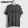 Harley Davidson Softail Classic 2017 Premium Motorcycle Art Men’s T-Shirt